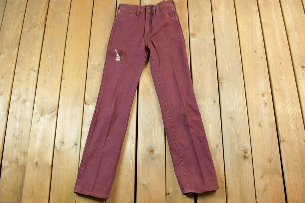 Vintage 1970s Deadstock Wrangler Cowboy Cut Denim Jeans Size 28