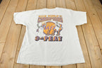 Vintage 2002 Los Angeles Lakers NBA 3 Peat Champs Graphic T-Shirt