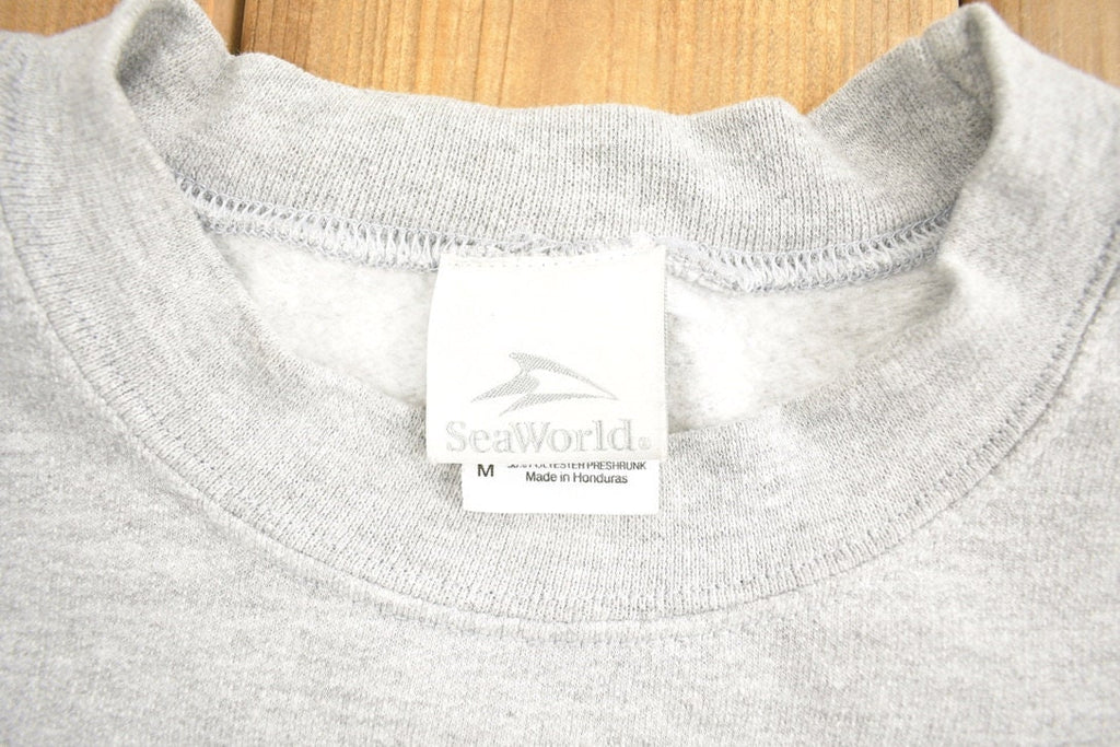 Vintage 1990s SeaWorld One Ocean Killer Whale Show Crewneck Sweatshirt
