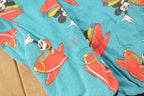Vintage 1980s Mickey Mouse Reversible All Over Print Disney Crewneck