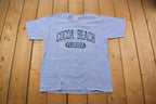 Vintage 1990s Cocoa Beach Florida Travel T-Shirt