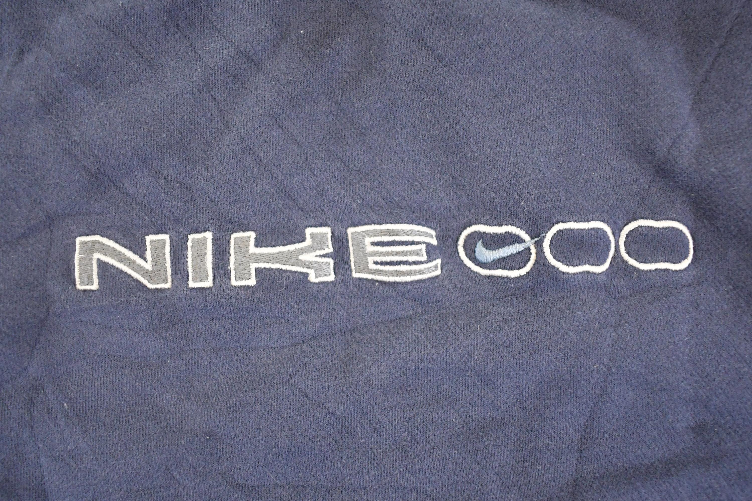Vintage Y2K Nike Crewneck Sweatshirt, Swoosh Logo, Made in USA, XXL