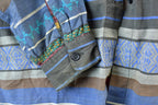 Vintage 80s Backroad Blues Western Button Up Shirt