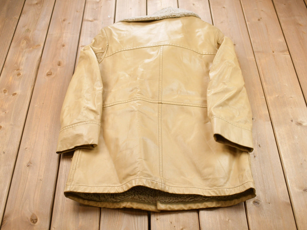 Vintage 1980s Lakeland Leather Sherpa Lined Jacket