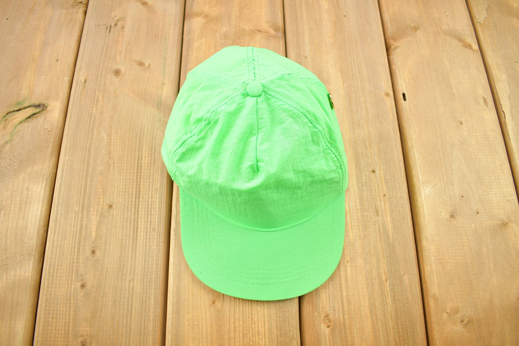 Vintage 1980s Lime Green Snap Back Hat