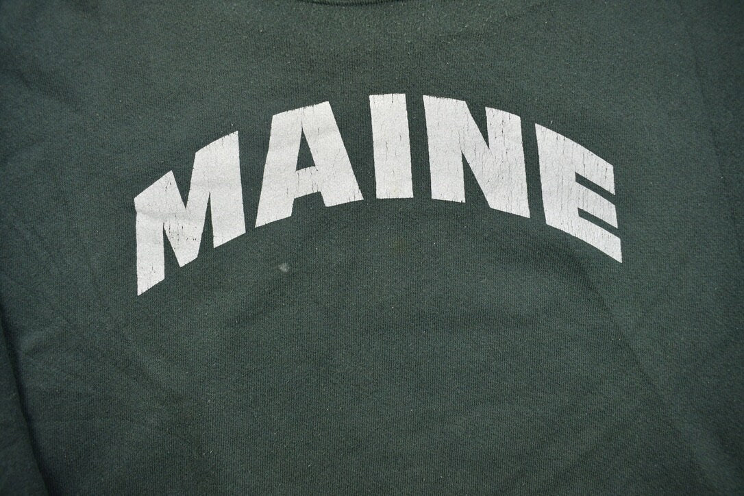 Vintage 1990s Maine Collegiate Crewneck
