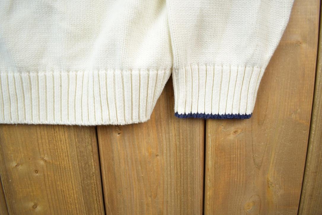 Vintage 1990s Tommy Hilfiger Embroidered Knitted Sweater