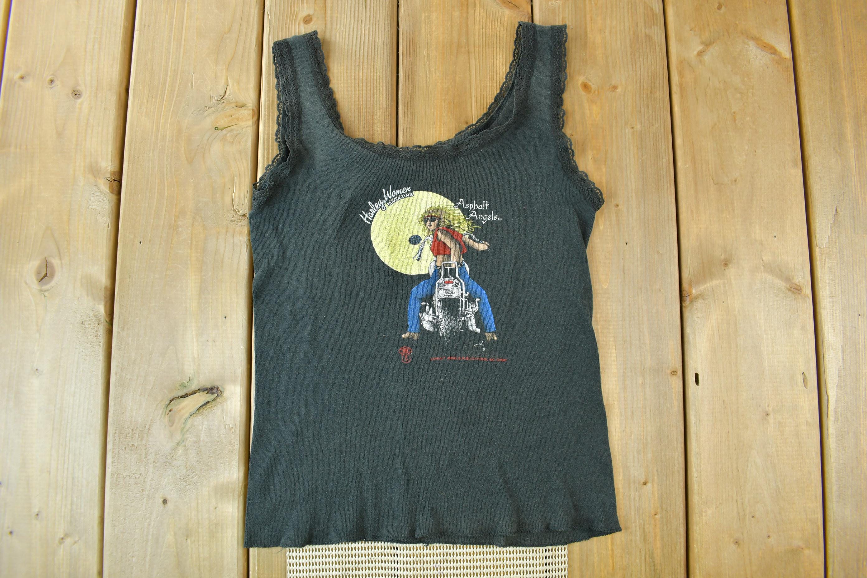 Vintage 1987 Worth Harley Davidson South Kansas Women's Shirt