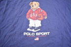 Vintage 1990s Ralph Lauren Polo Bear Cropped T Shirt