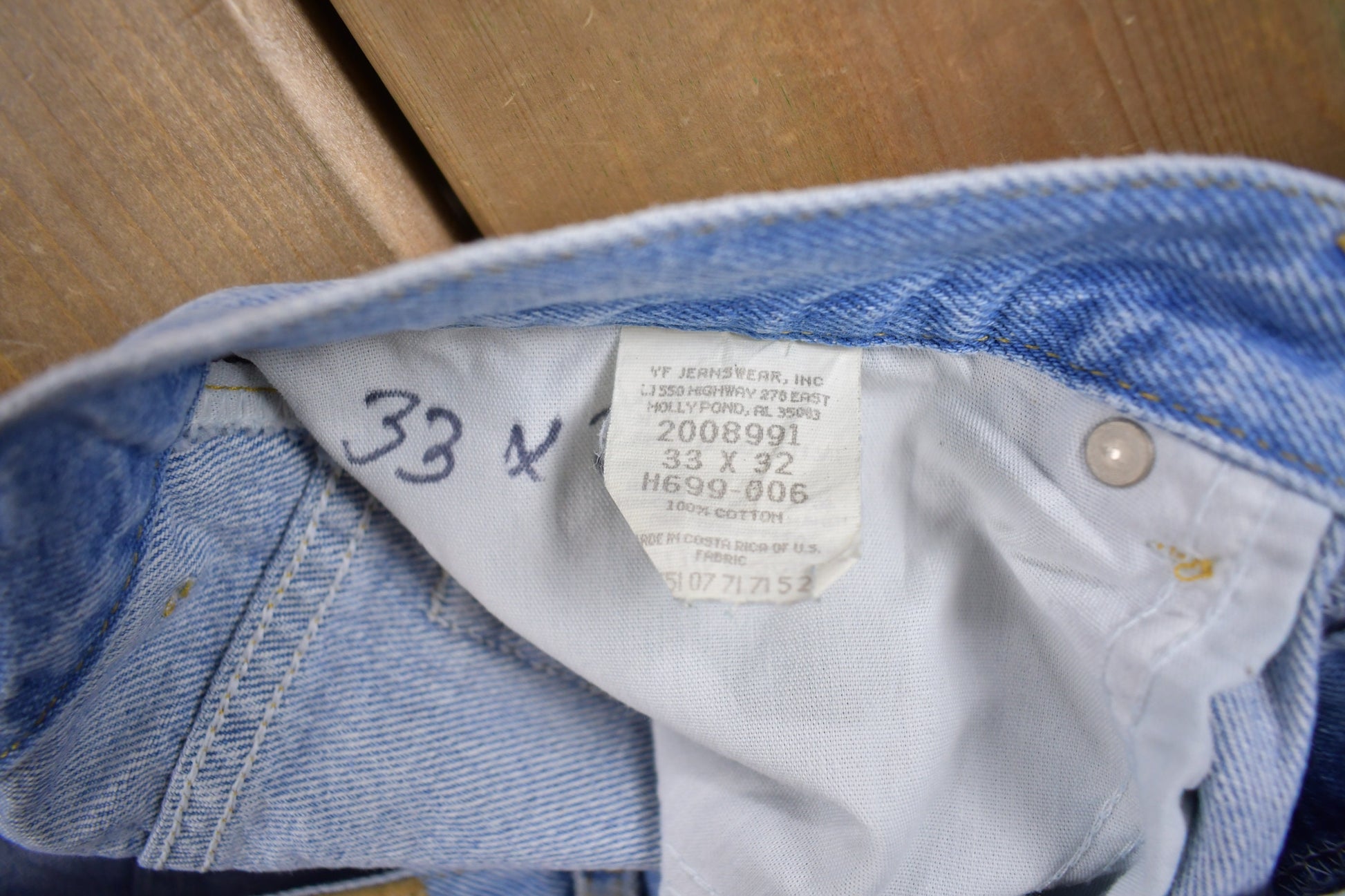 Vintage 1980s Lee Light Wash Jeans Size 31 x 30