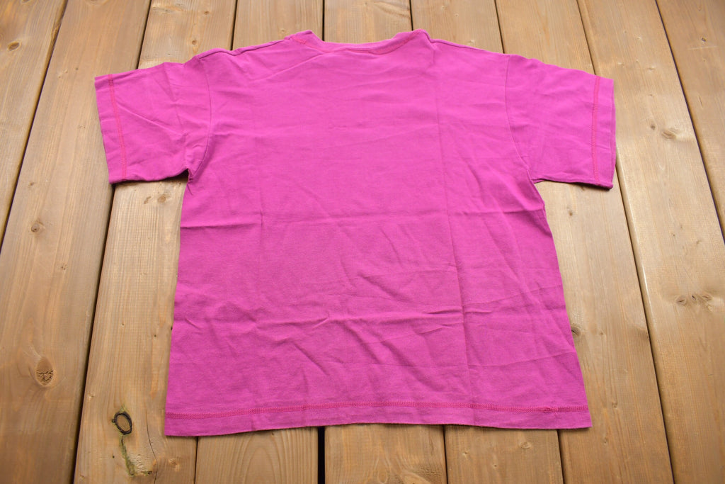 Vintage 1990s Blank Pink Shirt Graphic T Shirt