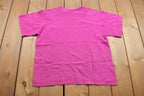 Vintage 1990s Blank Pink Shirt Graphic T Shirt