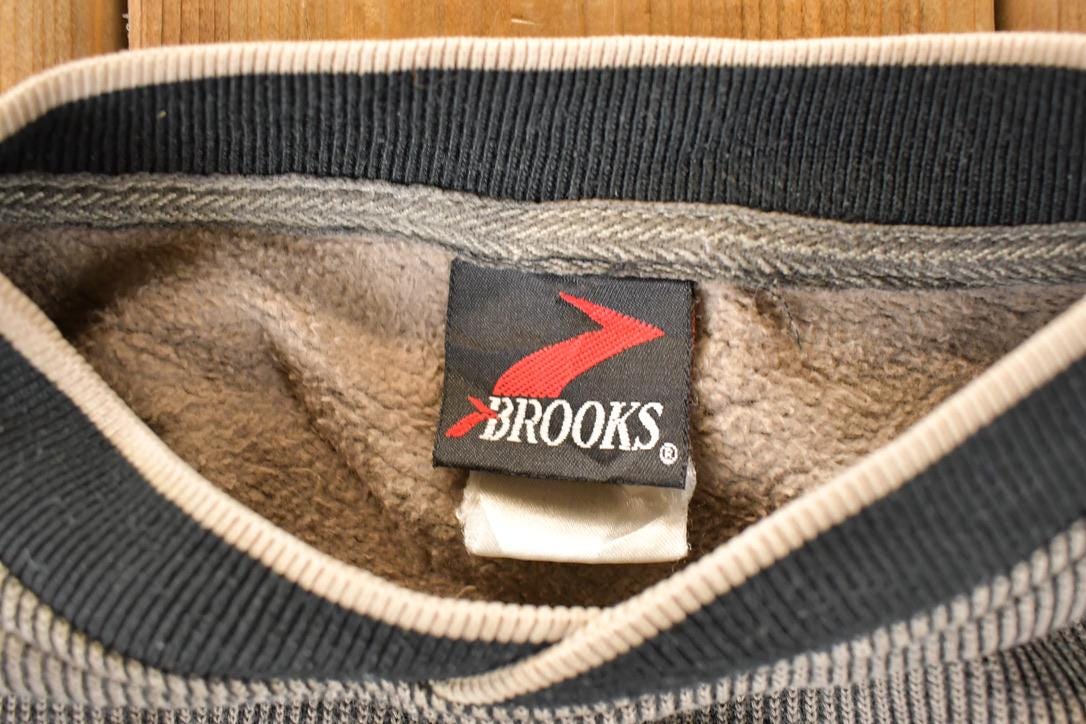 Vintage 1990s Brooks Sportswear Crewneck Sweatshirt Men's XL Boxy