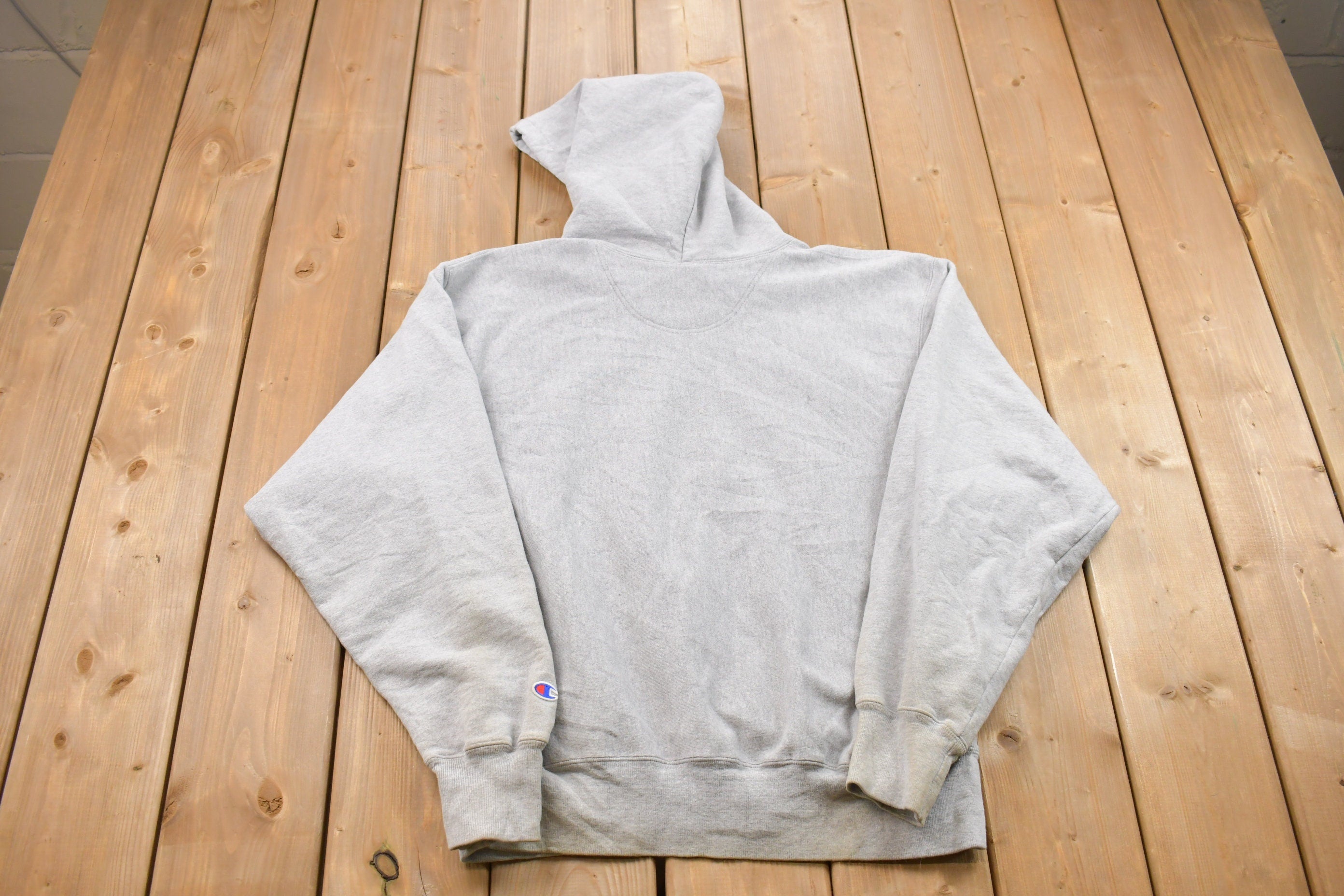 Vintage 1990s Champion Western Michigan University Hooded Sweatshirt