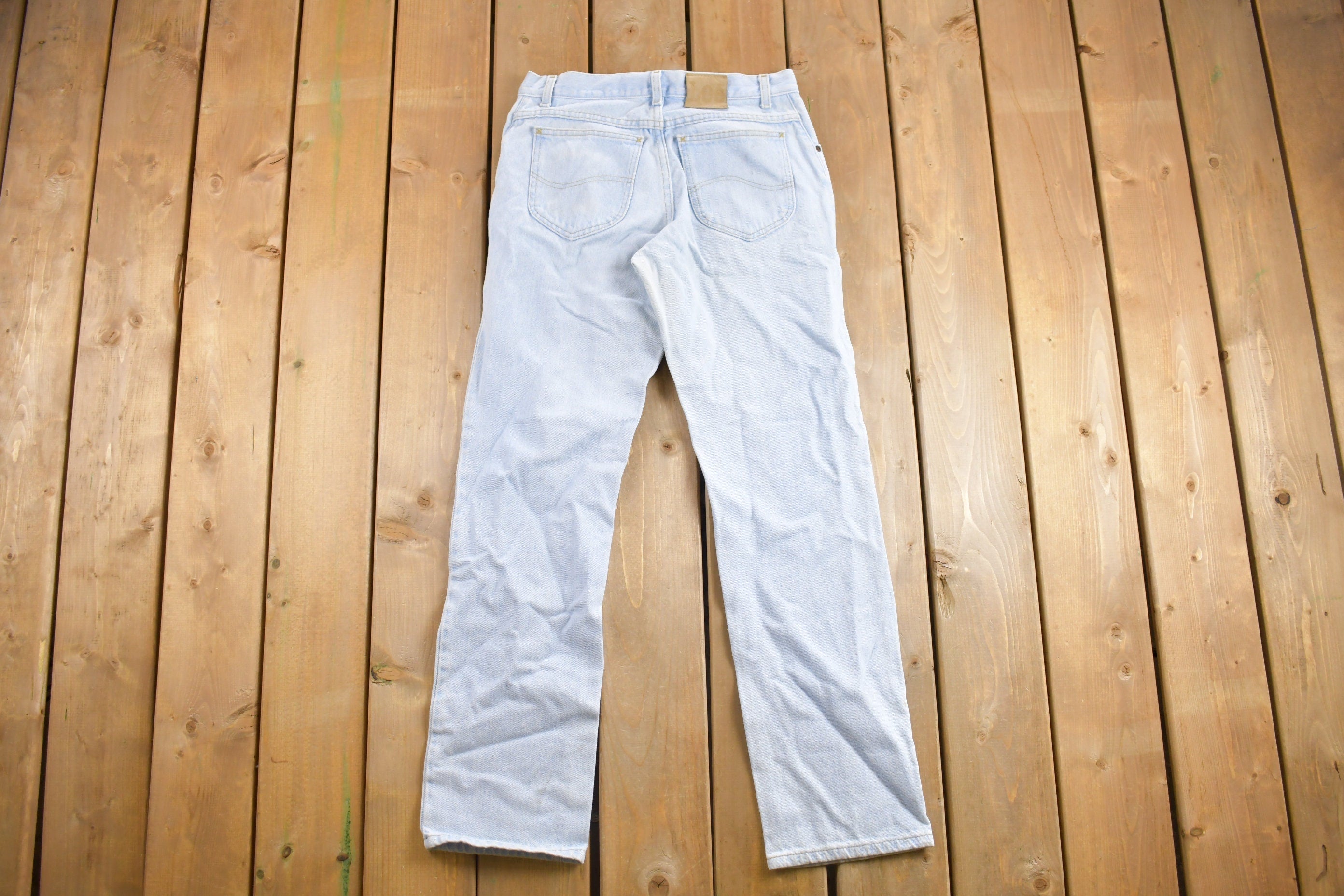 Vintage 1990's Lee Light Wash Jeans Size 31 x 31.5
