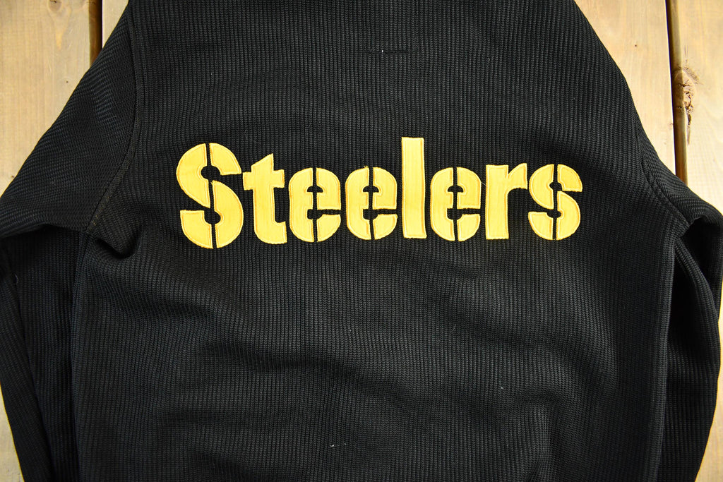 Vintage 2000s Pittsburgh Steelers NFL Full Zip Hoodie Men's Small