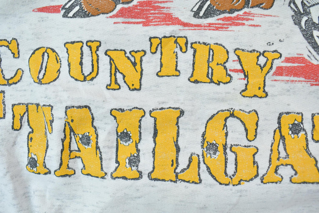 Vintage 1990s Country Tailgater Cute Reindeer Crew Neck Sweater