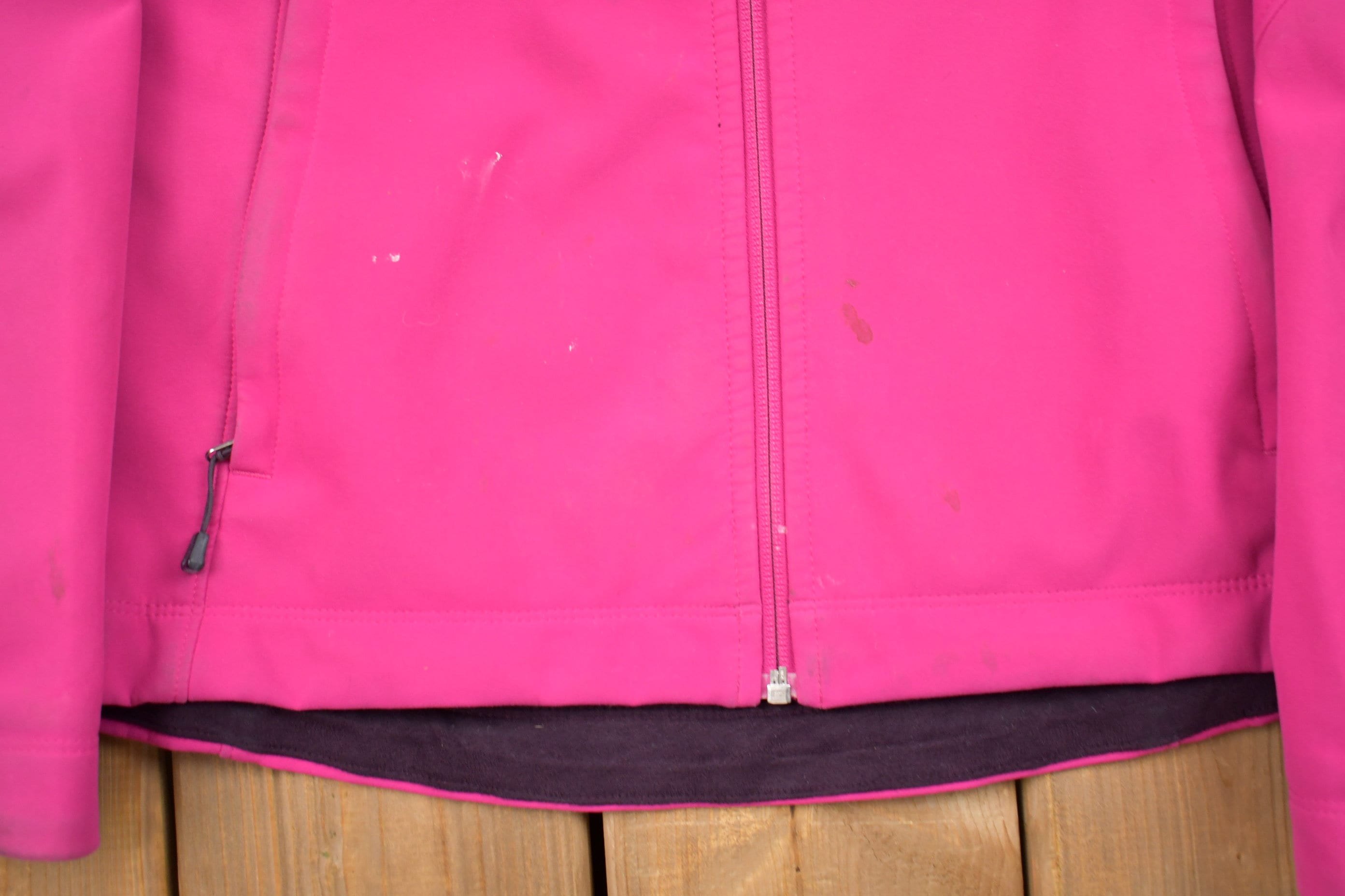 Vintage 1990s Woman's The North Face Full Zip Fleece Sweater