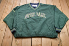 Vintage 1990s Champion Notre Dame Graphic Windbreaker Jacket