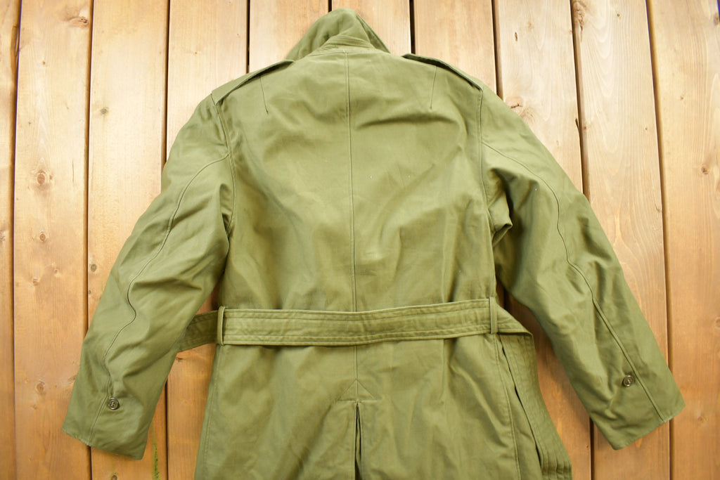Vintage 1970s Military Trench Coat