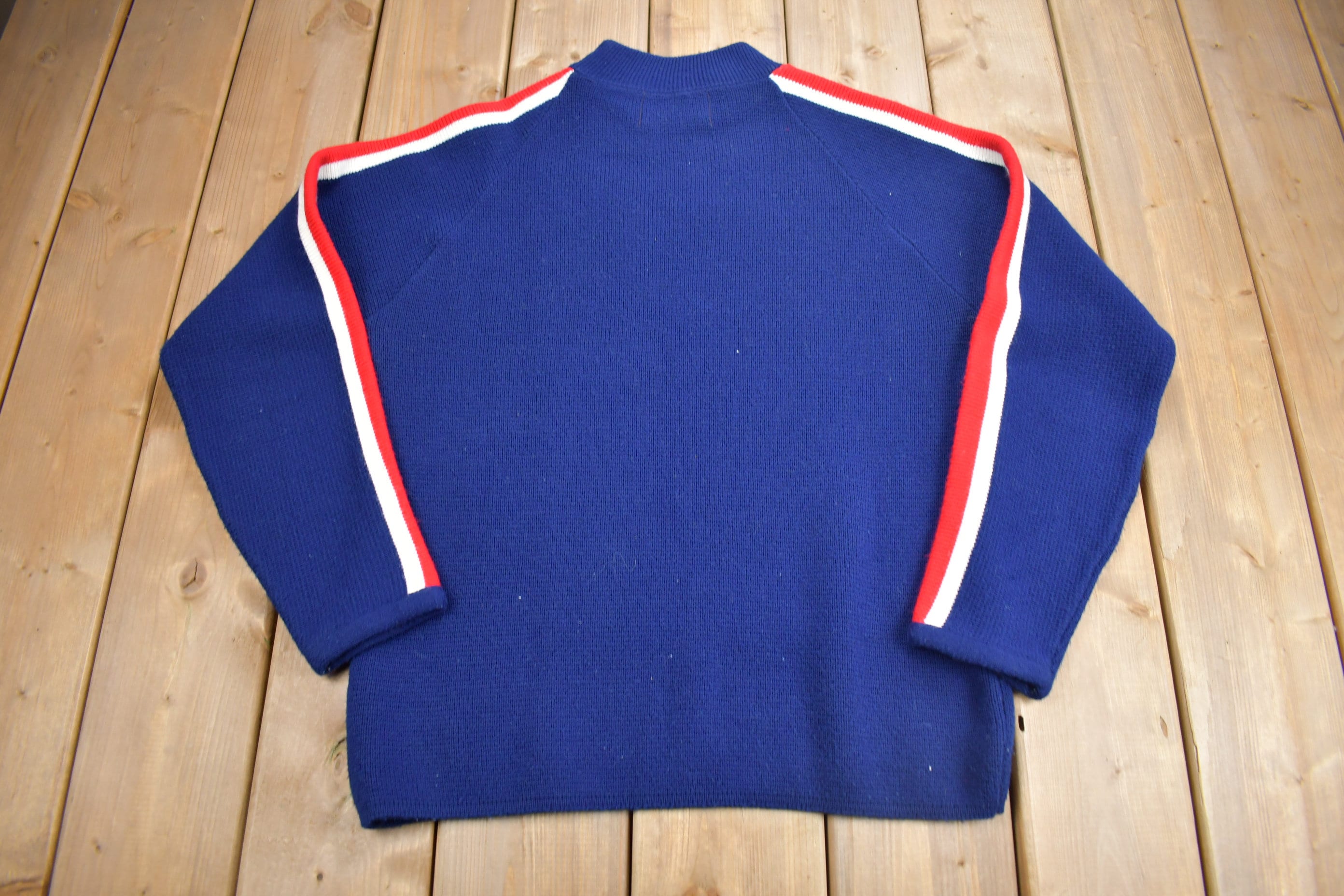 Vintage 1970s Knit Mockneck Sweater