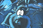 Vintage 1990s Taz At Night Looney Tunes Youth T Shirt