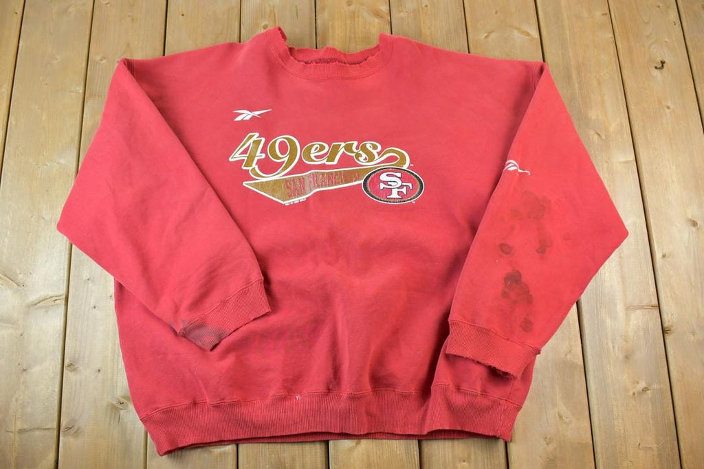 Vintage 1990s San Francisco 49ers Reebok NFL Pro Line Crewneck Sweatshirt