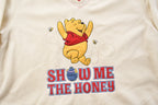 Vintage 1990s Winnie The Pooh Disney V Neck Sweatshirt