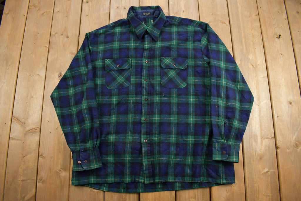 Vintage 1990's Plaid Button Up Shirt