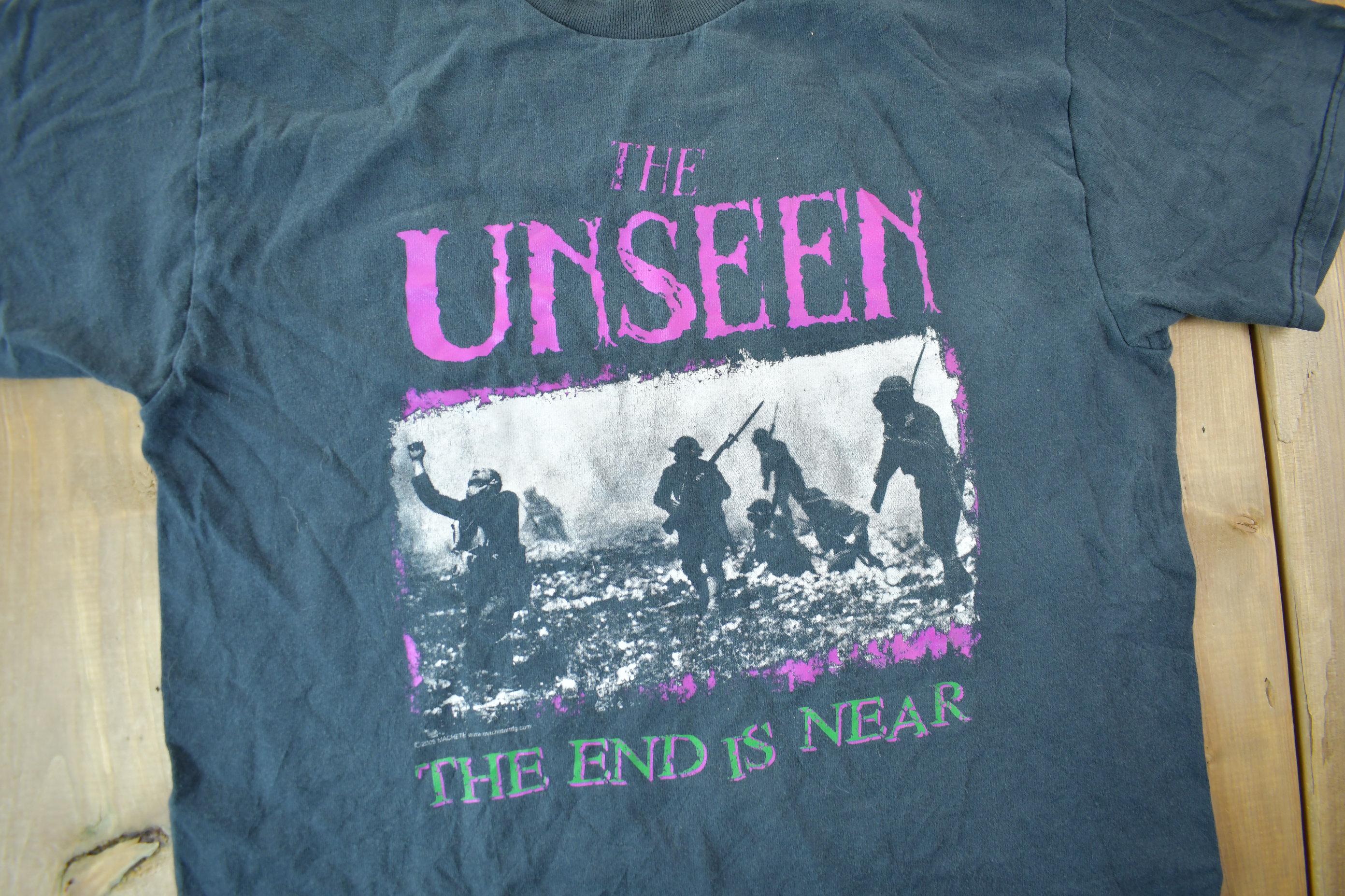 Vintage 20005 The Unseen The End Is Near Graphic Band Tee
