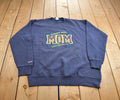 Vintage 1990s Slippery Rock Mom University Embroidered Crewneck Sweatshirt Made In USA