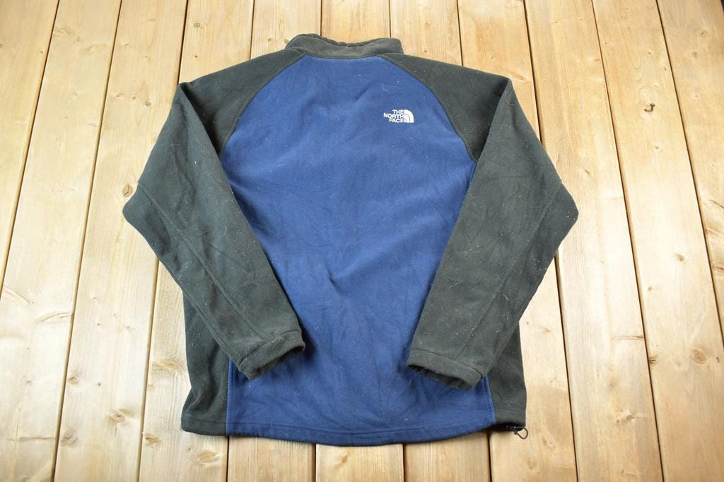Vintage 1990s The North Face Fleece Outdoorsman Sweater  90s Sweater  Streetwear  Hiking  Fleece Zip up