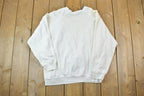 Vintage 1980s Northern Frontier Canada Two Wolves Crewneck