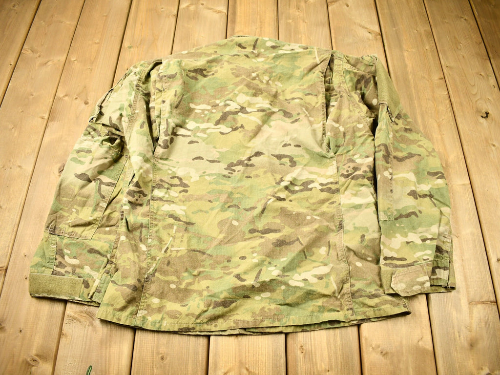 Vintage 2001 Military Camouflage Combat Jacket