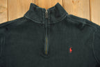 Vintage 1990s Polo Ralph Lauren Quarter Zip Sweatshirt