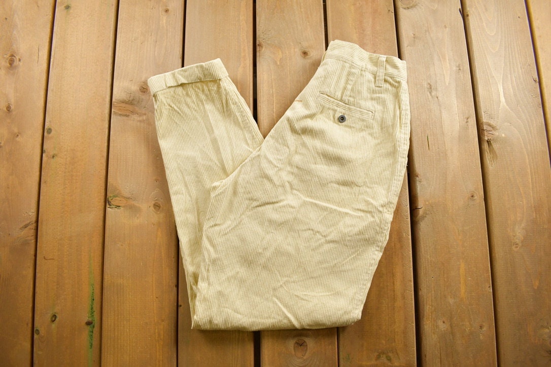 Vintage 1990s Esprit Corduroy Pants Size 27 x 29.5