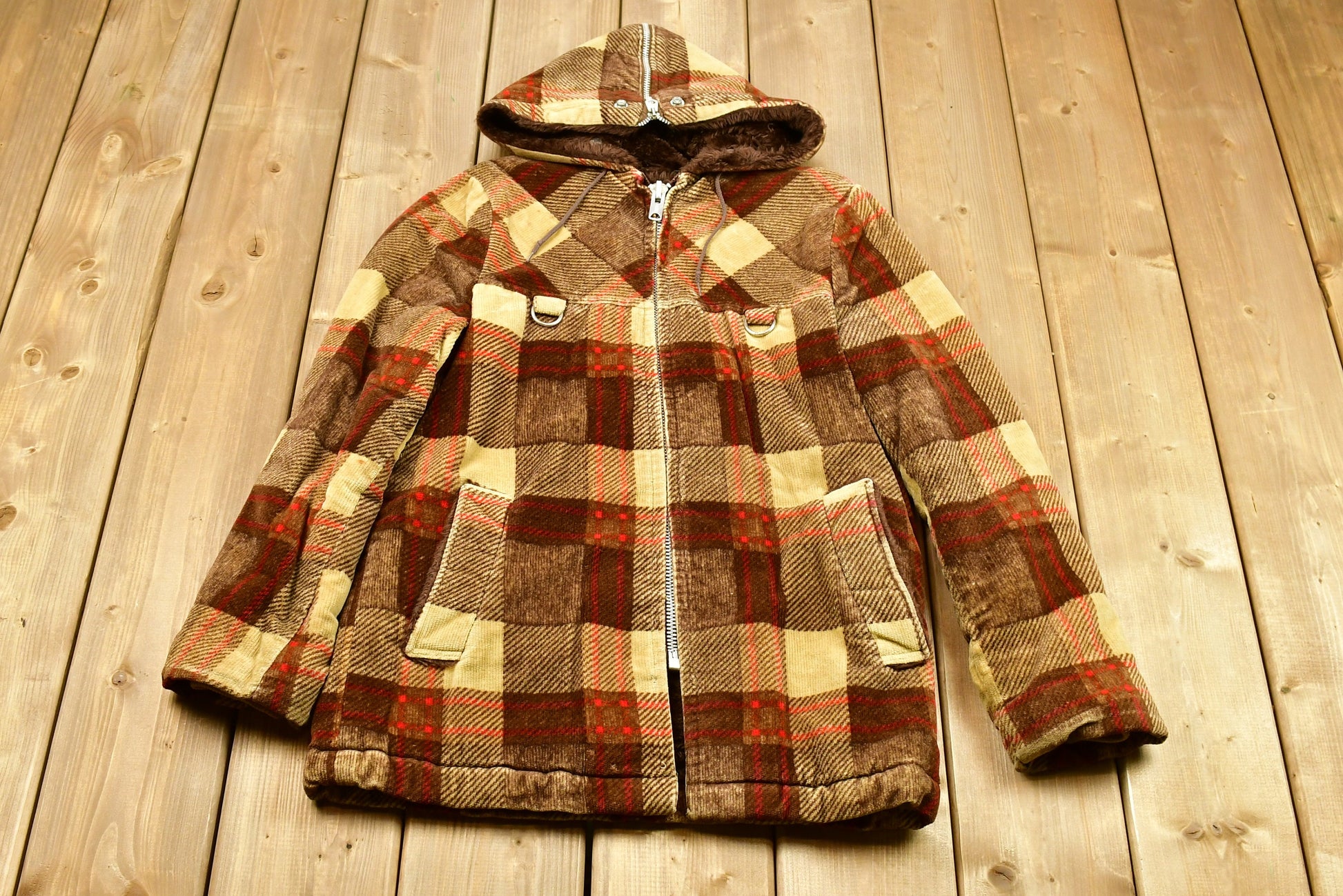 Vintage 1970s William Barry Fur Lined Coat