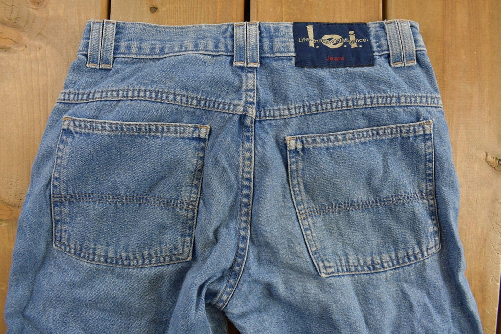 Vintage 1990s L.E.I Blue Denim Baggy Jeans 26 x 30