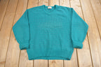 Vintage 1980s Ingo Blank V-Neck Knit Sweater