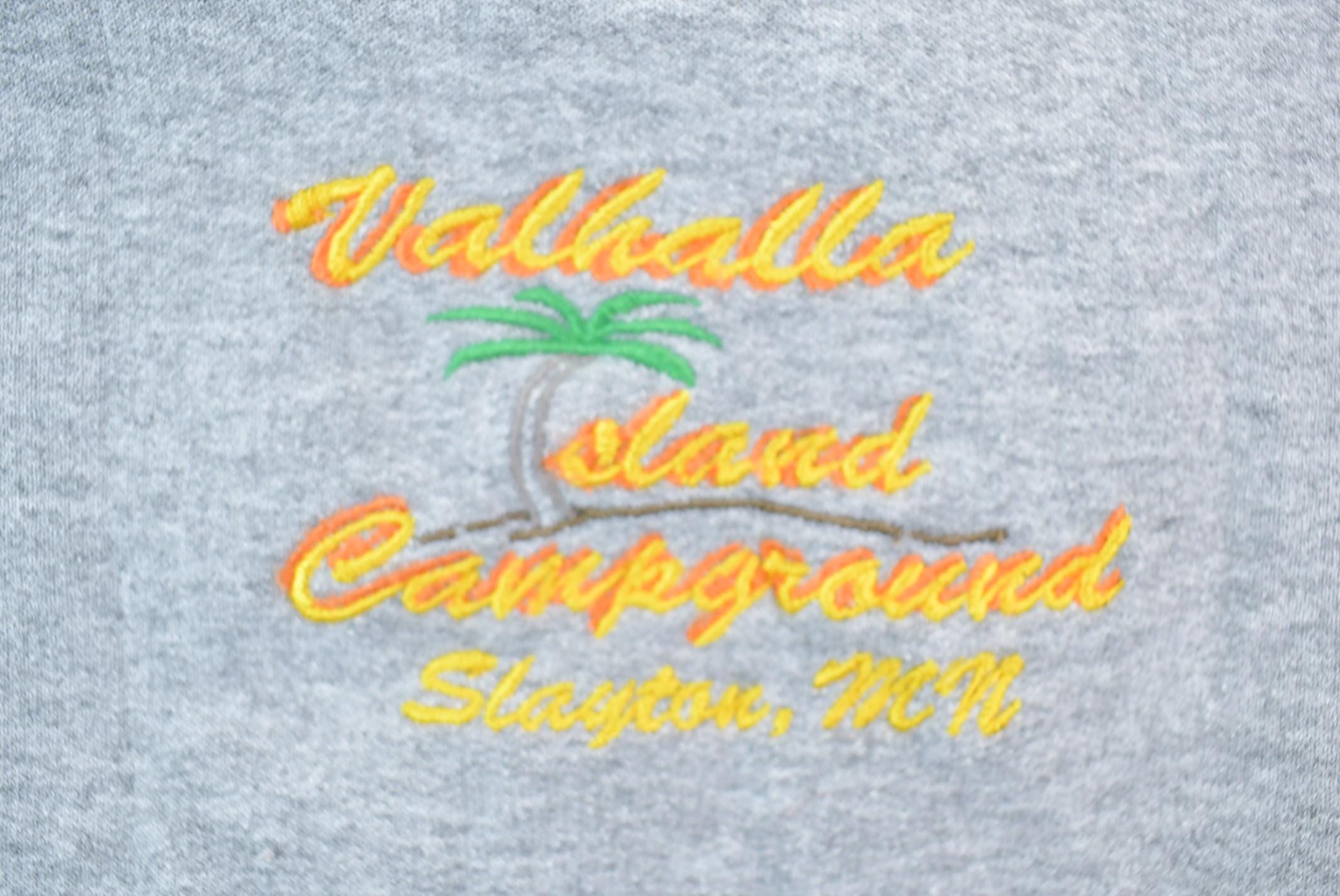 Vintage 1990s Valhalla Island Campground Crewneck Sweatshirt