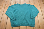 Vintage 1980s Hanes Blank Raglan Crewneck Sweatshirt