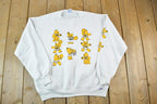 Vintage 1980s Basketball Cat Russell Athletics Souvenir Crewneck Sweatshirt Made In USA