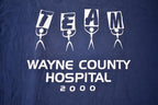 Vintage 2000s Wayne Hospital Russell Athletic Souvenir T Shirt Made In USA