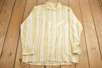 Vintage 1990s Striped Button Up Shirt