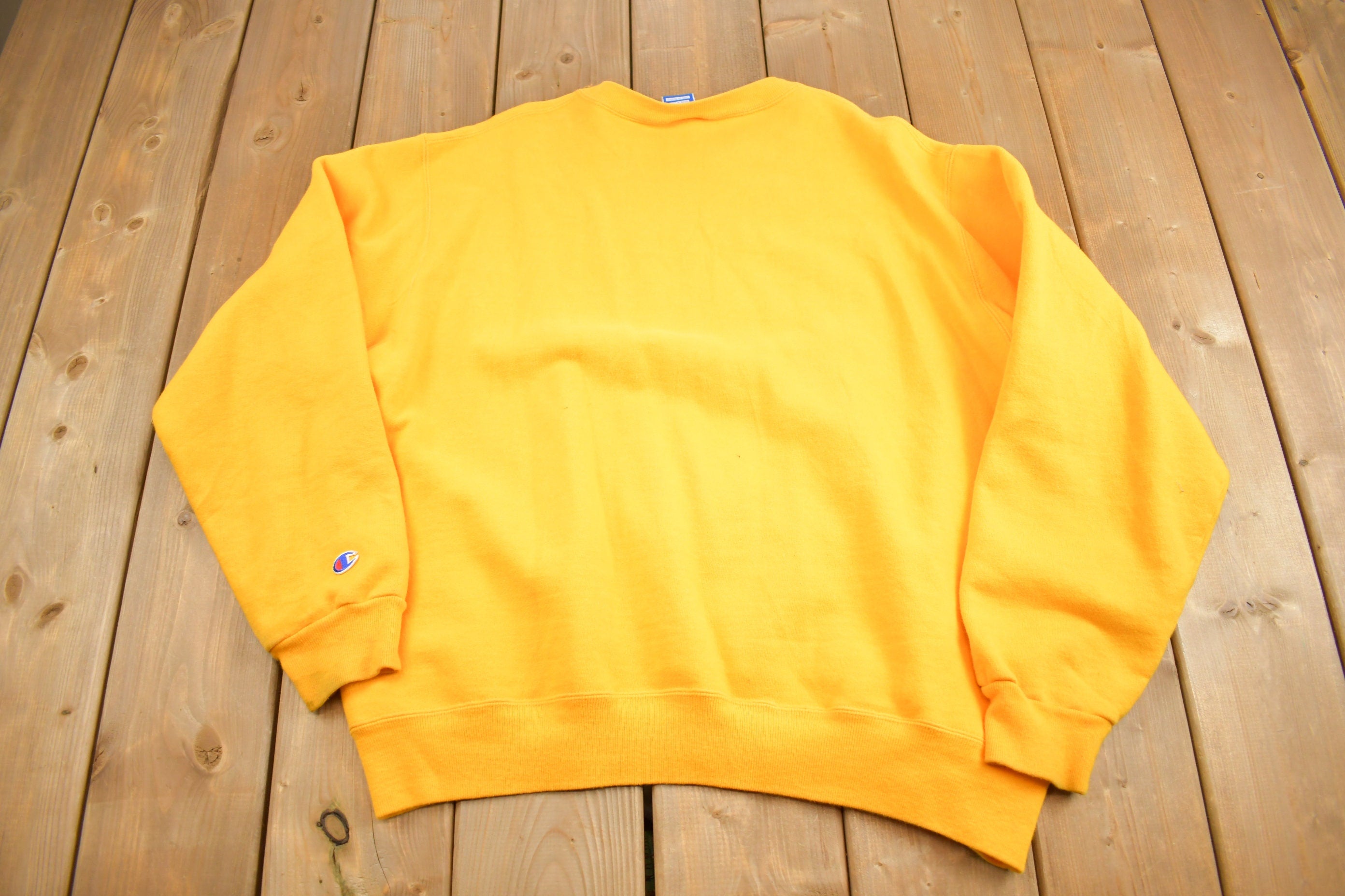 Vintage 1990s Champion Embroidered Small Logo Sweatshirt