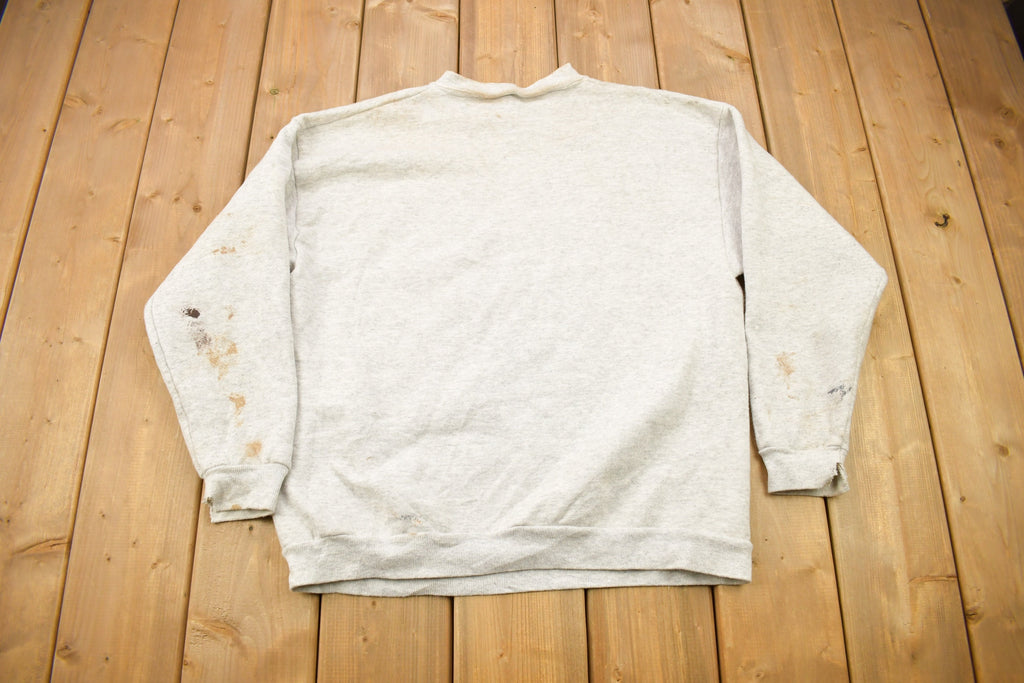 Vintage 1990s Mighty Ducks Of Anaheim NHL Logo 7 Crewneck Sweatshirt