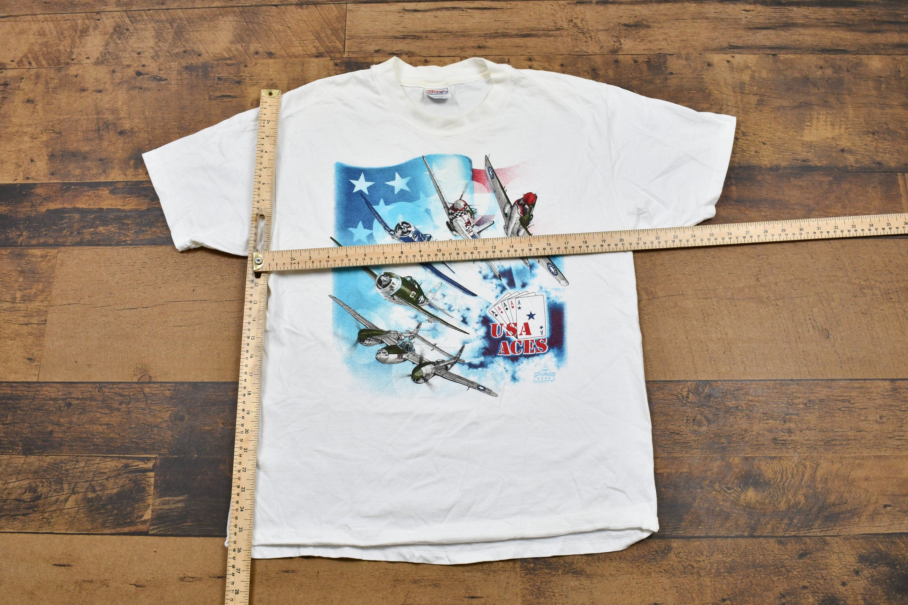 Vintage 1999 Aces Military T-Shirt