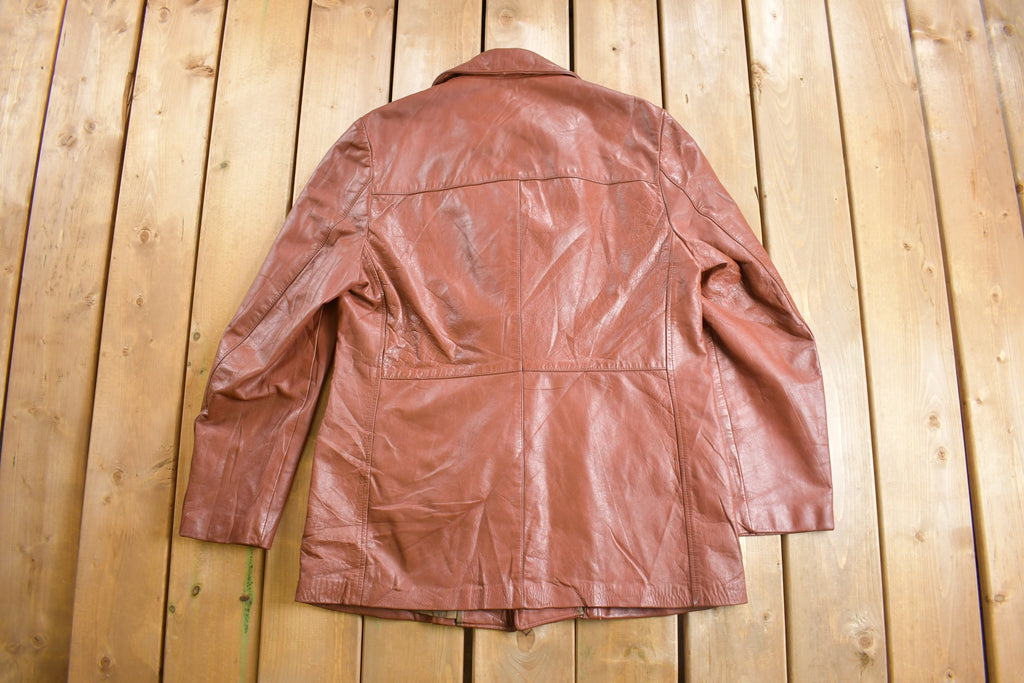 Vintage 1970s Leather Jacket /