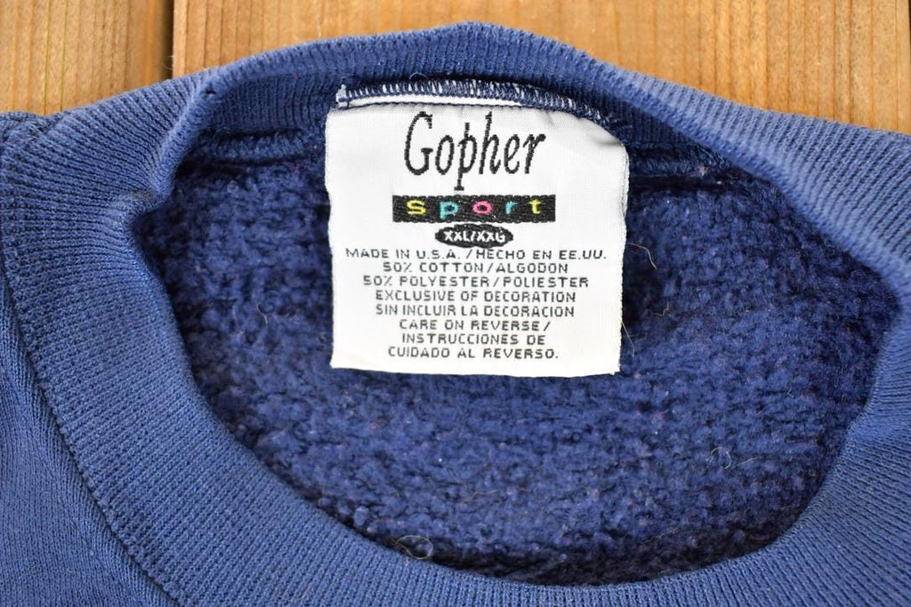 Vintage 1990s Rochester Minnesota Gopher Sport Crewneck Sweatshirt Men's XL