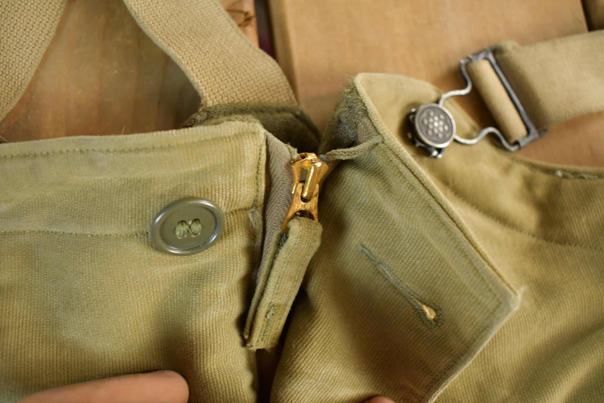 Vintage 1940s Navy Deck Overalls WWII Era Men's Size Medium